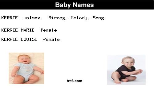 kerrie baby names